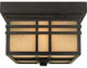 Quoizel HC1612IB Two Light Outdoor Flush Mount Hillcrest Imperial Bronze