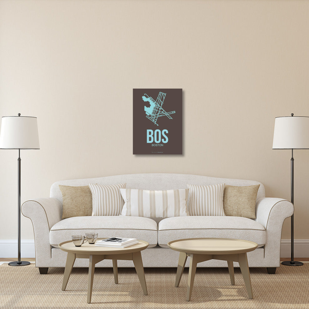 "BOS Boston Poster 2" Fine Art Print