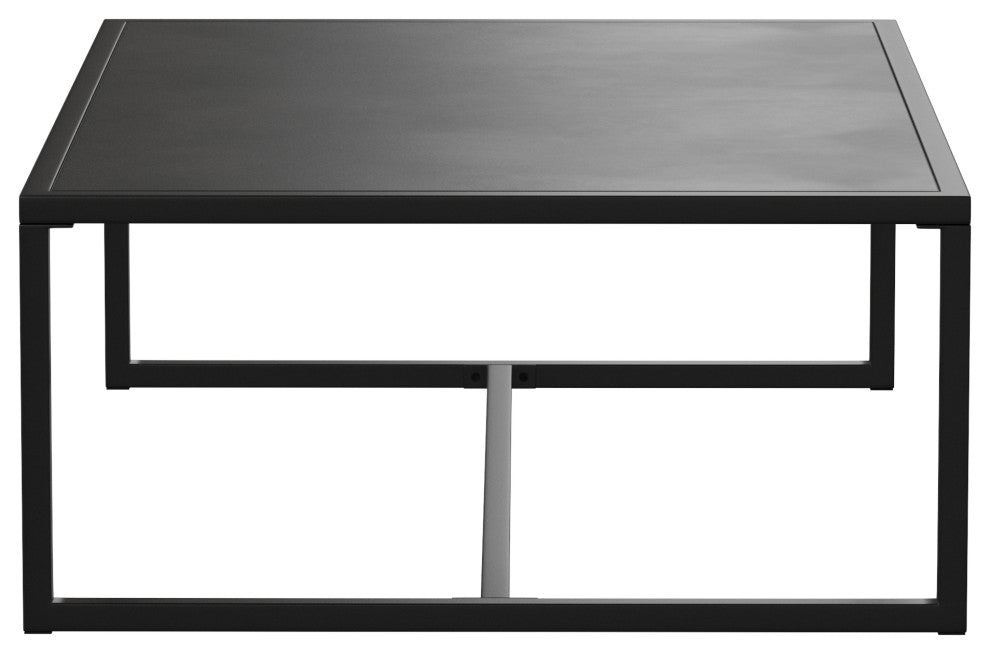 Outdoor Patio Coffee Table, Black