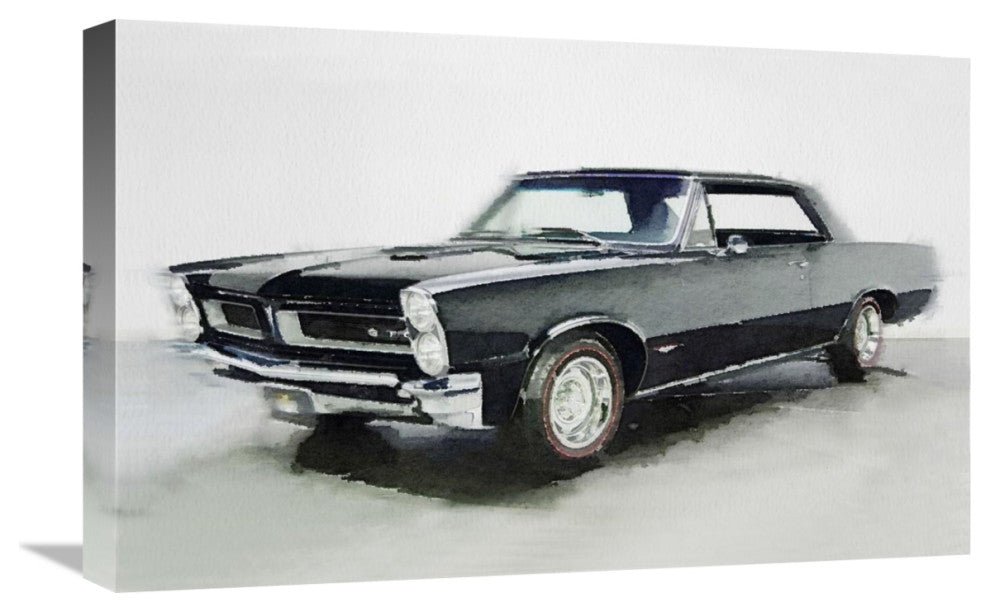"1966 Pontiac GTO Watercolor" Fine Art Print
