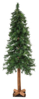 4.5' X, 24" Traditional Woodland Alpine Artificial Christmas Tree, Unlit