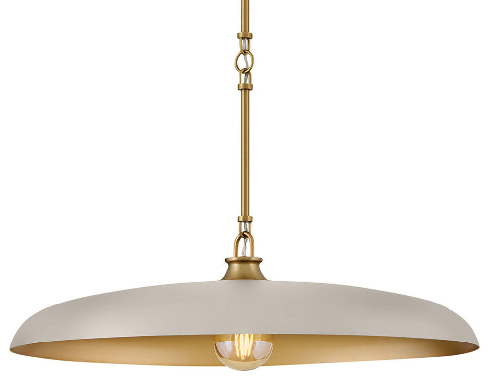 Hinkley Sadie Medium Dome Chandelier, Lacquered Brass