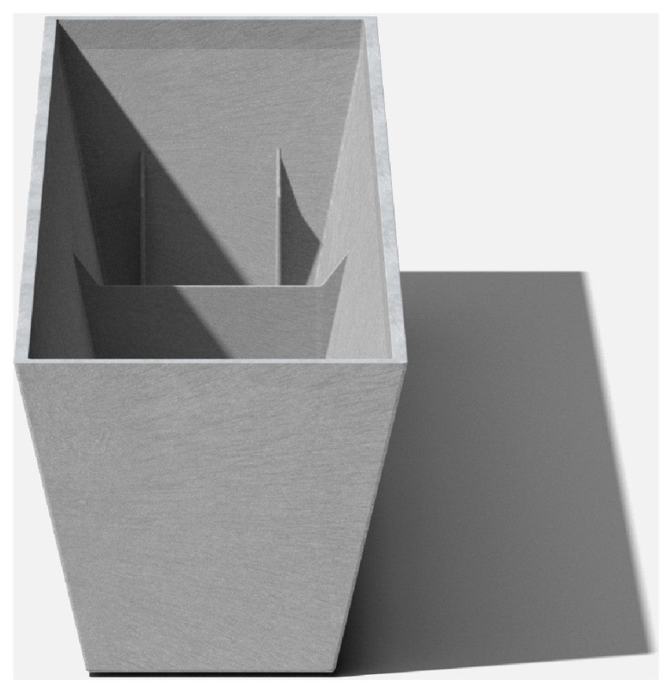 Veradek Pure Series Window Box, Grey, 36 Inch, 2 Pack