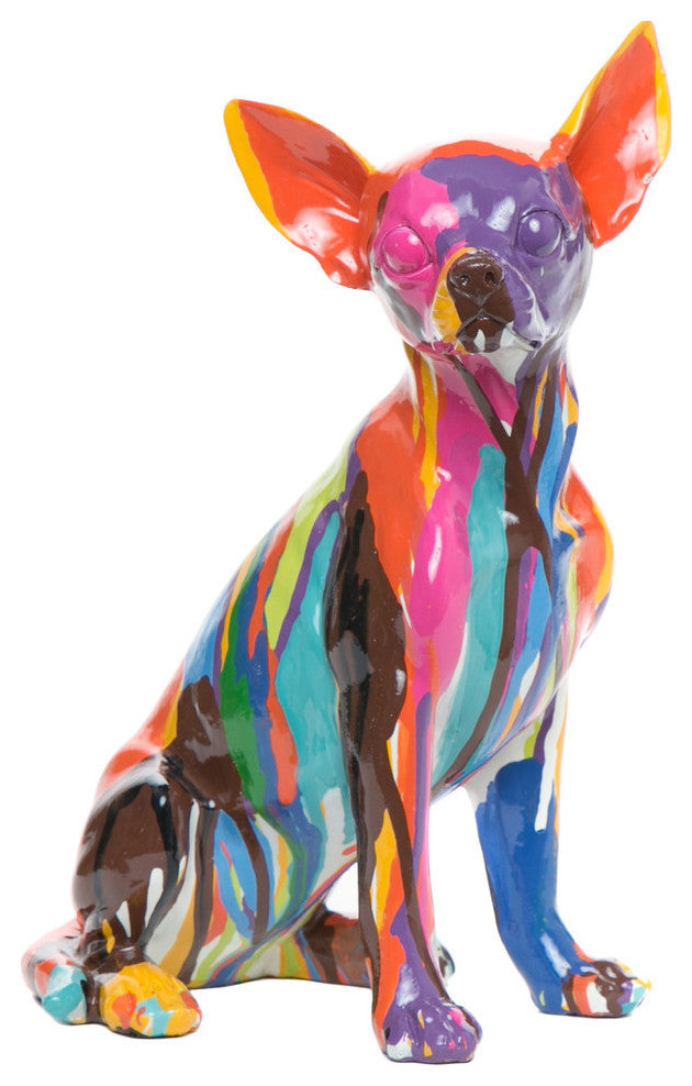 Interior Illusions Plus Graffiti Chihuahua, 10" Tall