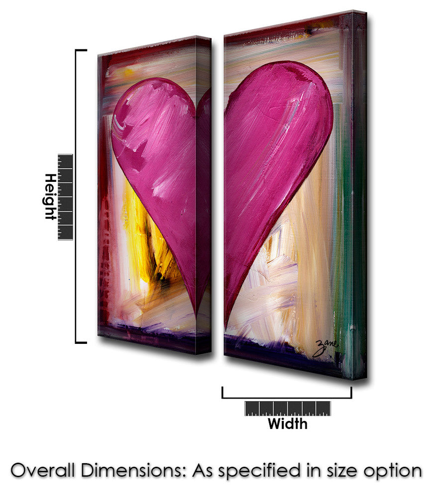 Heartwork "Daffodil" 2-Piece Canvas Art Set, 30"x12"