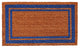 Calloway Mills 152971830NP Blue Border Doormat, 18"x 30"