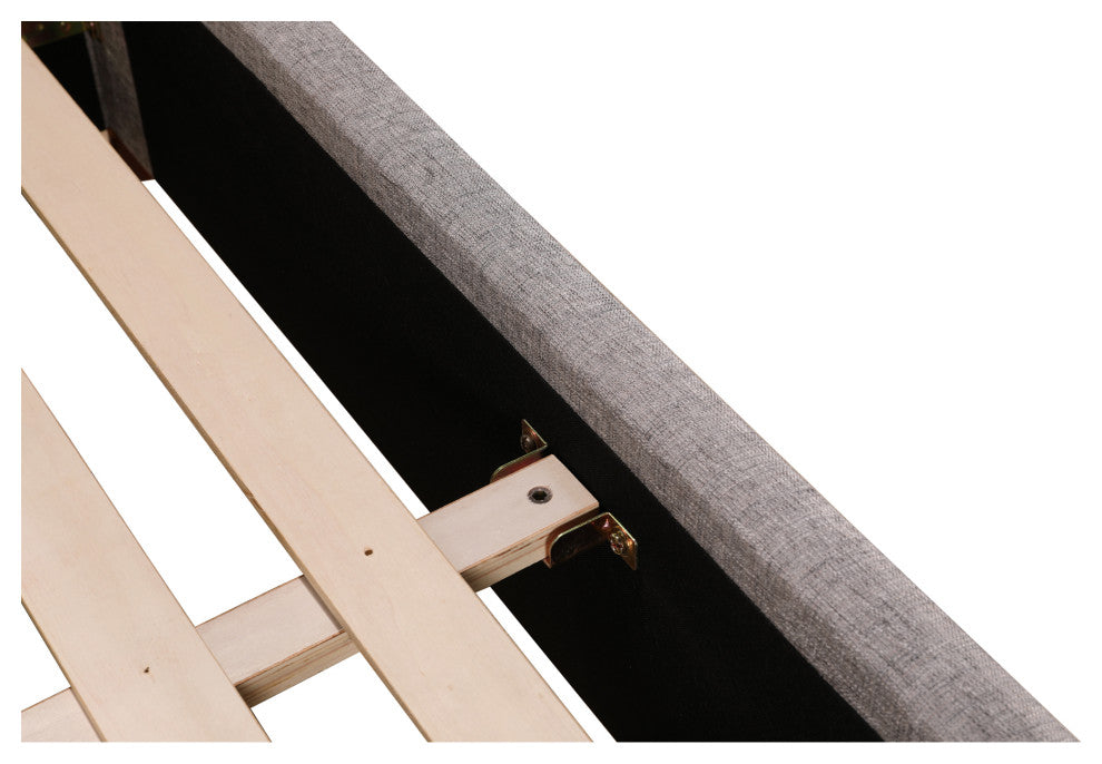 Takio King Bed Light Grey