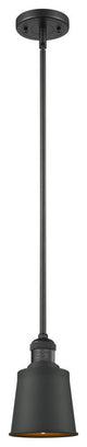 1-Light Addison 5" Mini Pendant, Matte Black