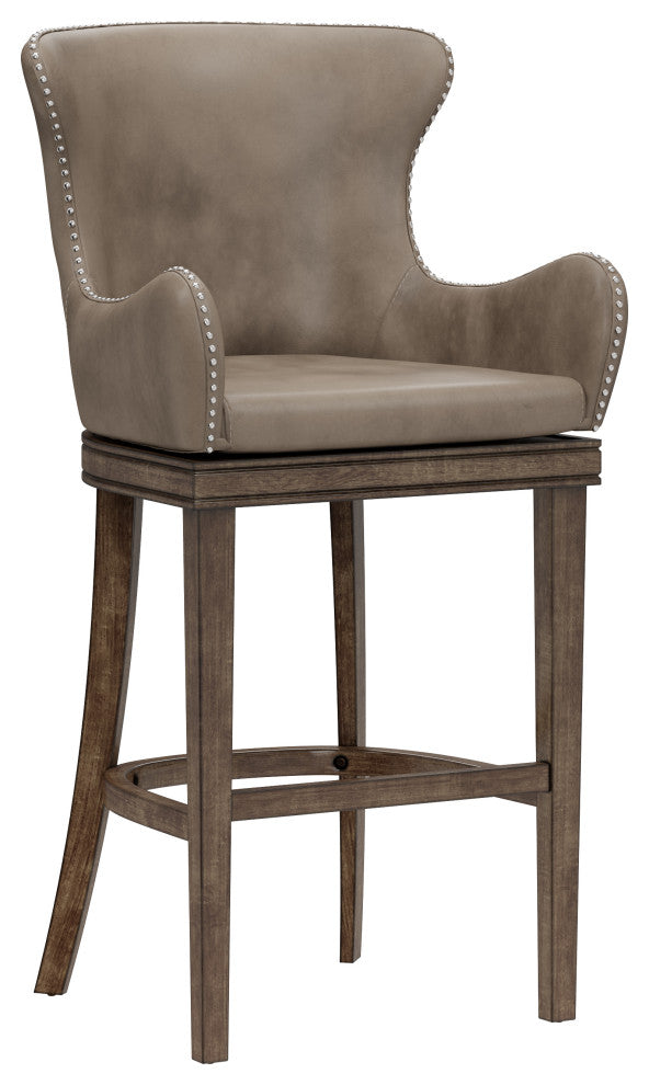 Hillsdale  Caydena Swivel Stool, Taupe, Barstool