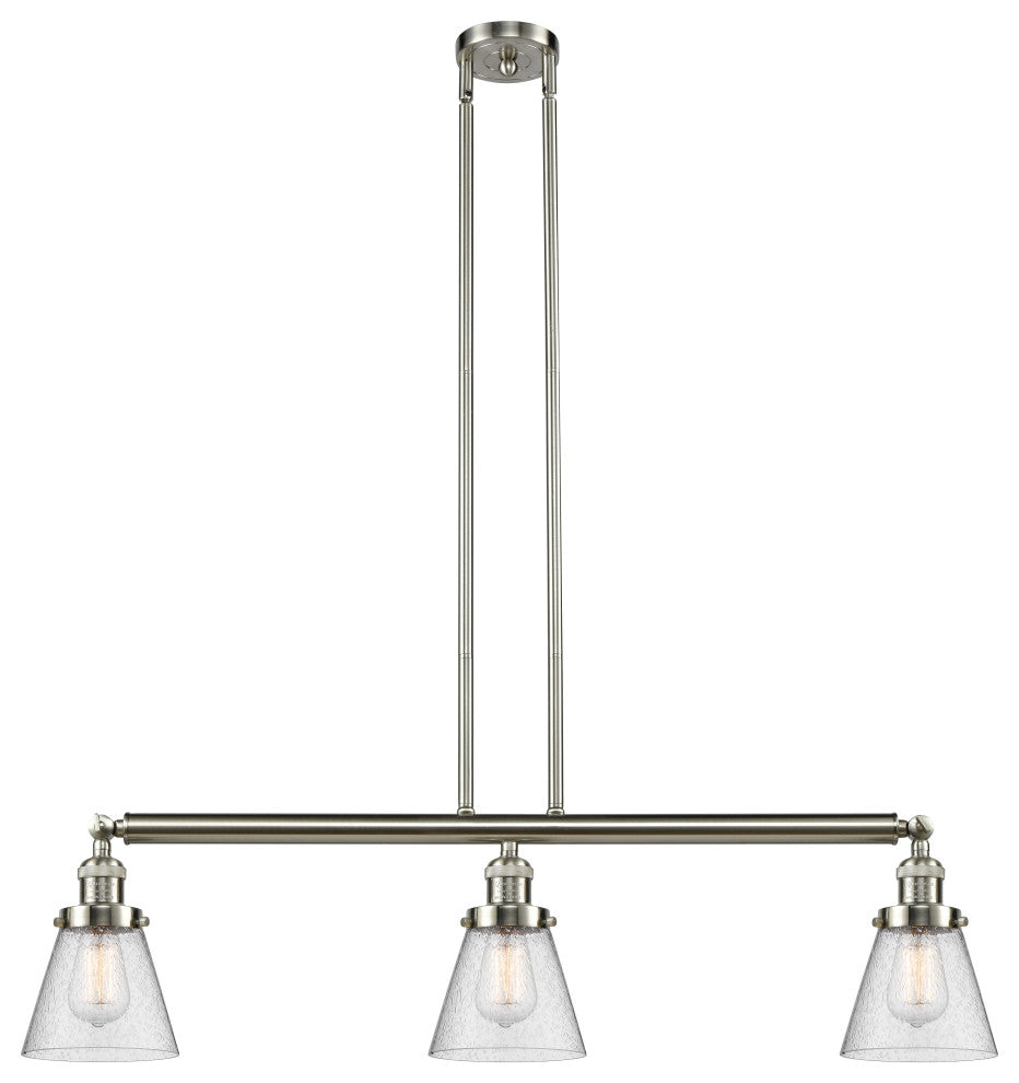 Innovations Lighting 213-Sn-S-G64-Led 3 Light Dimmable Led Island Light