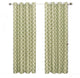 Meridian Room Darkening Grommet Panels, 2PC, Green, 104"x63"