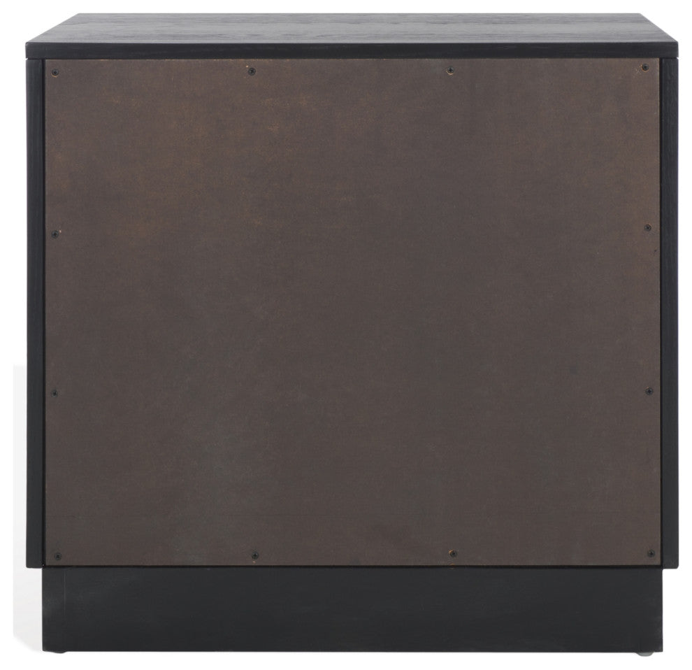 Safavieh Couture Deirdra 1 Drawer Nightstand, Black
