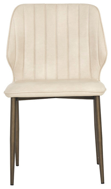 Clinton Dining Chair, Bronze, Bravo Cream, Set of 2