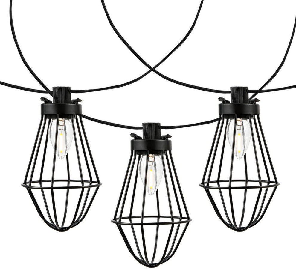 Safavieh Ellina Led Outdoor String Lights Black