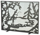 44 Wide X 33 High Fly Fishing Creek Fireplace Screen