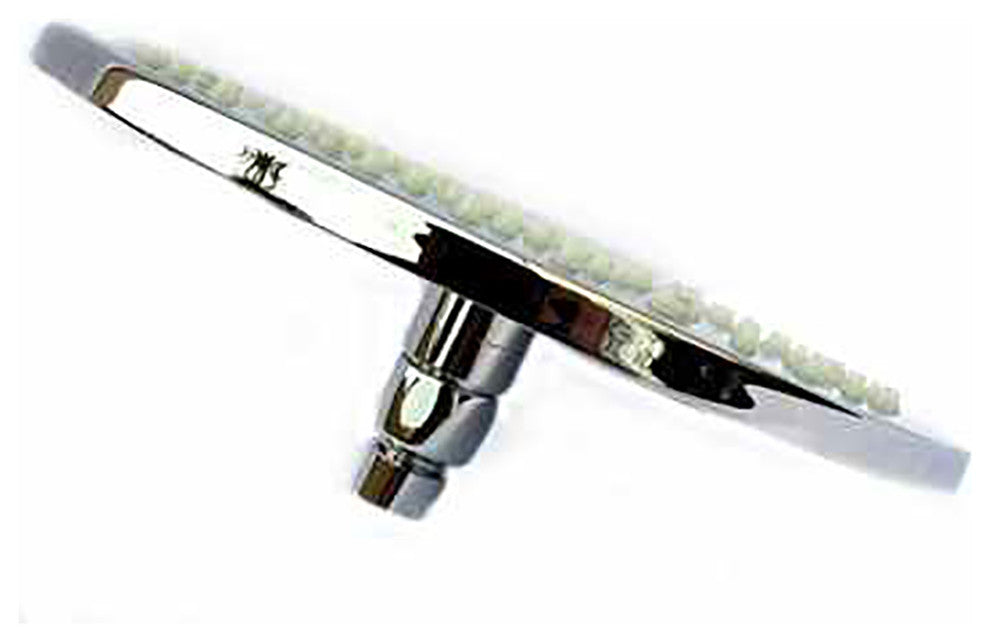 16" Round Multi Color LED Rain Shower Head, Wall Or Ceiling Mount