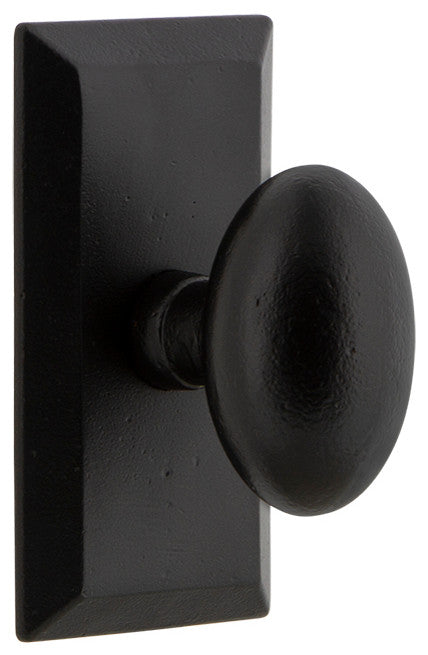 Ageless Iron Vale Plate Single Dummy With Aeg Knob, Black Iron