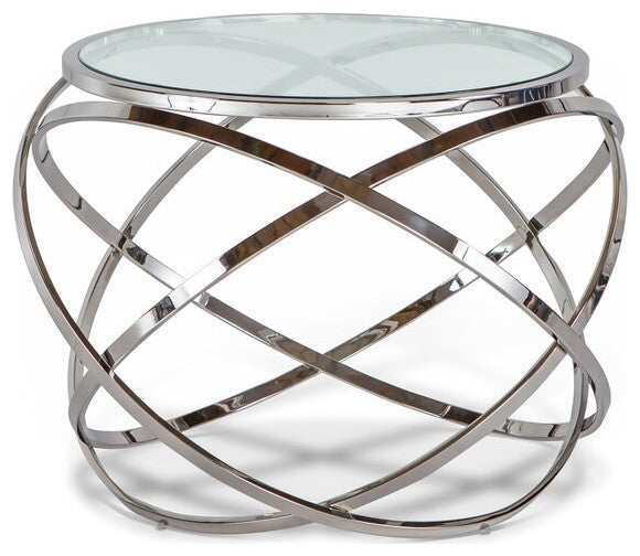 Orbit Side Table, Silver
