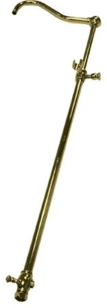 Kingston Brass 60" Add On Shower With 17" Shower Arm, Polished Brass