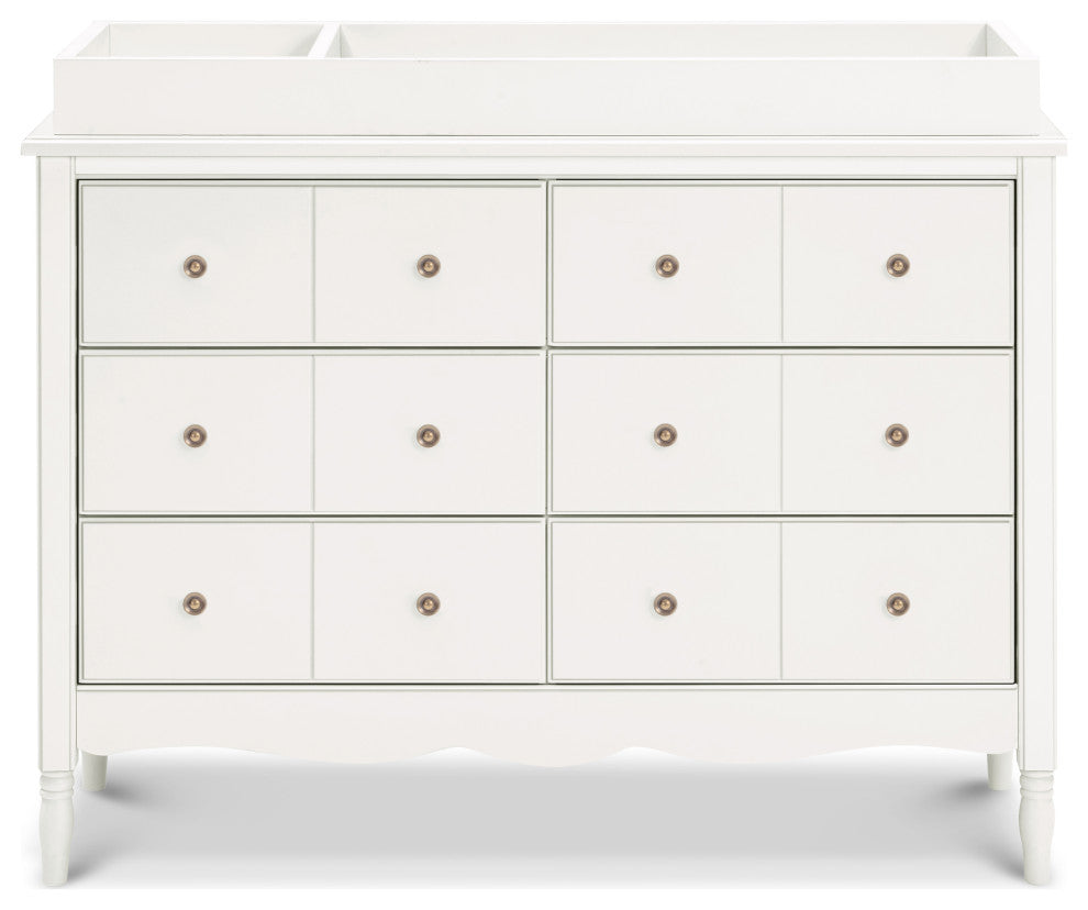 Liberty 6-Drawer Assembled Dresser, Warm White