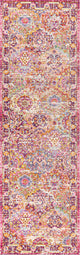 Flori Bohemian Medallion Area Rug, 2x8