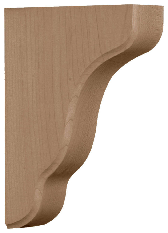 1 3/4"W x 5 1/4"D x 7 1/2"H Plymouth Wood Bracket, Alder
