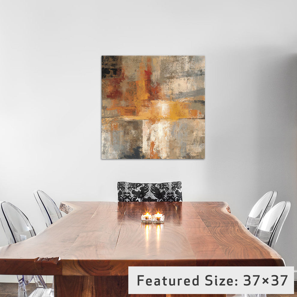 Silver and Amber Crop  by Silvia Vassileva