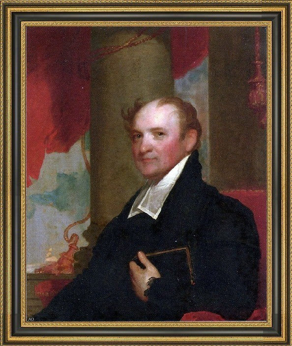 Gilbert Stuart Reverend John Thomas KirklandFramed Premium Canvas Print, 16"x20"