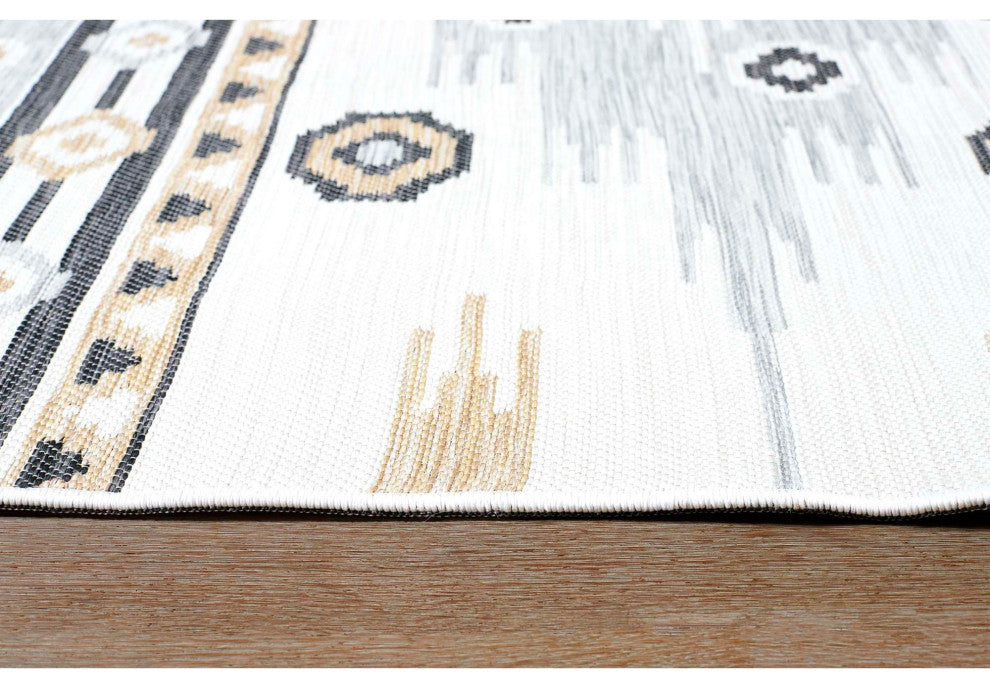 Plaza Navajo Area Rug, Neutral, 2'x3'