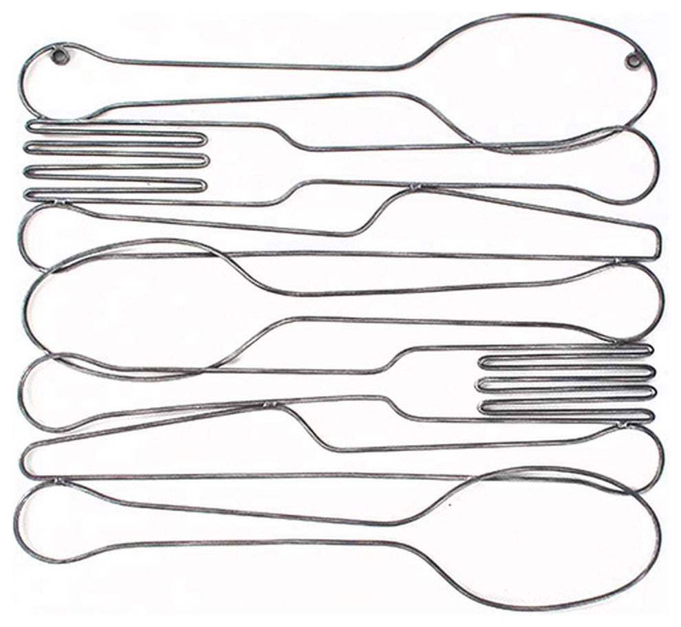Dinner Time Metal Wall Art