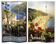 6' Tall Double Sided Amalfi/Riviera Canvas Room Divider