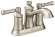 Brushed Nickel 2-Handle Bathroom Faucet