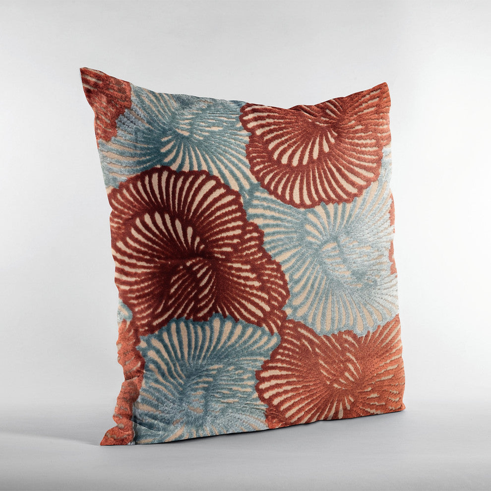 Plutus Plush Damask Luxury Throw Pillow, 22"x22"