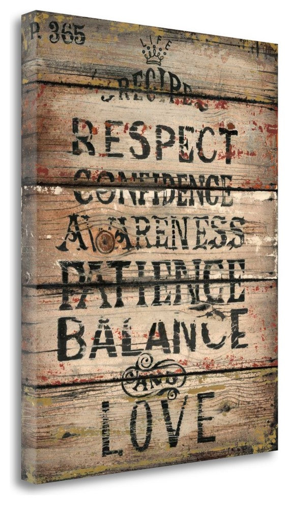 "Life Recipe" By Luis Sanchez,Ready to Hang Giclee Print on Gallery Wrap Canvas