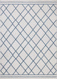 Loloi Easton Ivory / Denim 6'-7" x 9'-4" Area Rug