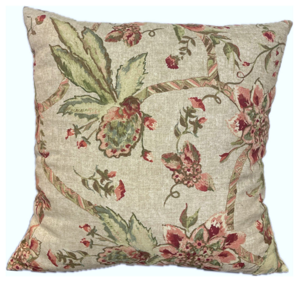 Garden Secrets Multicolor Luxury Throw Pillow, 12"x20"