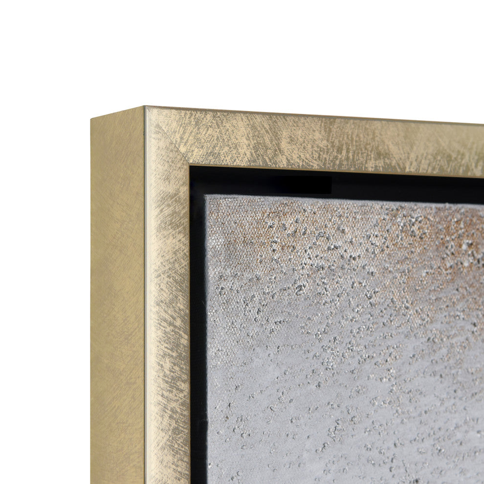 Pebble Road Textured Metallic Hand Painted Wall Art by Martin Edwards