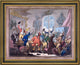 Thomas Rowlandson Dinner Framed Premium Canvas Print, 20"x25"