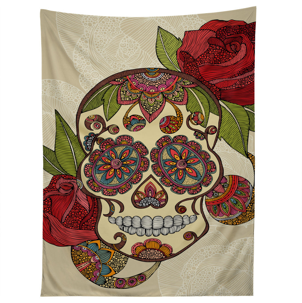 Deny Designs Valentina Ramos Sugar Skull Tapestry