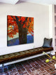 "Brilliant Fall Maple I" Painting Print on Canvas by Chris Vest