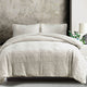 Porto Metalasse Duvet Set, 3 Piece, Light Taupe, Twin