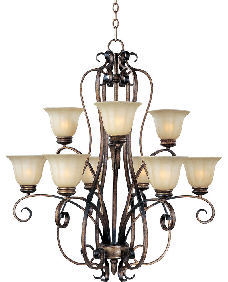 Maxim Fremont Nine Light Chandelier 22246WSPD