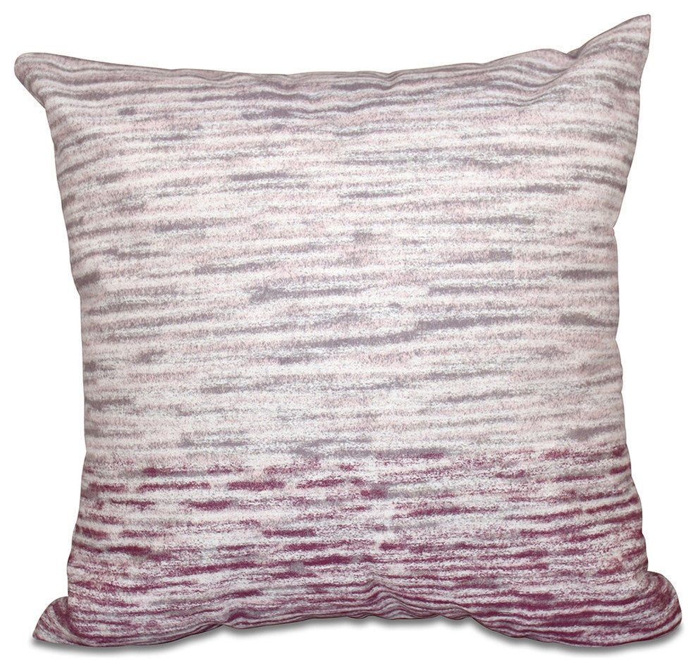 Ocean View, Geometric Print Pillow, Purple, 18"x18"