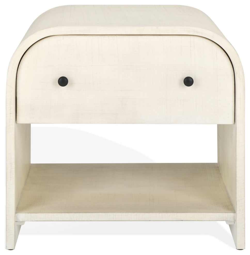 Safavieh Couture Jaqualina 1 Drawer Wood Nightstand, White