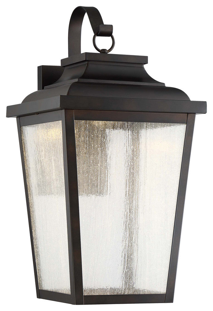 Irvington Manor LED Outdoor Wall Mount In Chelesa Bronze Finish