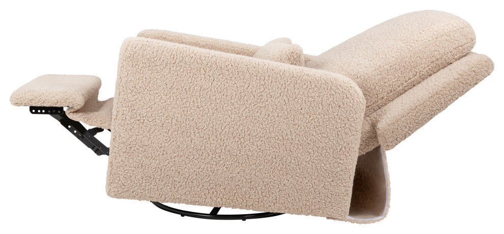 Sigi Recliner and Swivel Glider, Shearling, Chai Shearling
