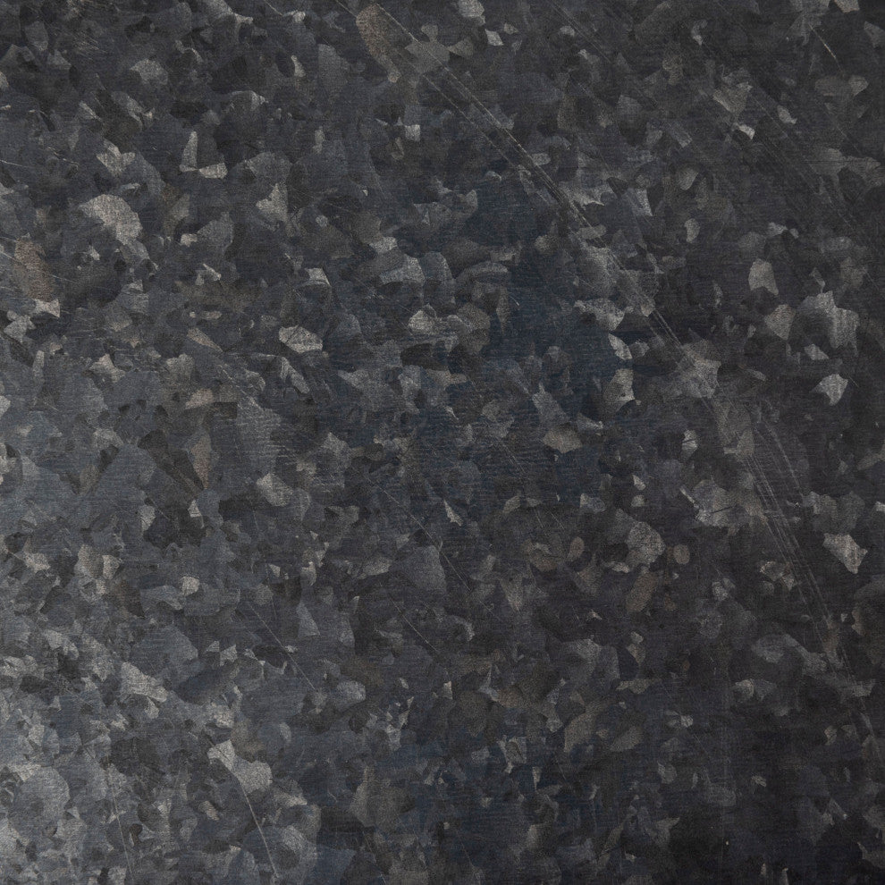 Kasey Black Galvanized Metal Rectangular Nesting Accent Tables