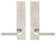 Cologne Lever, Tubular Passage, Satin Stainless Steel, 2-3/8" Backset
