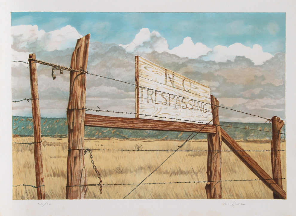 "No Trespassing" Artwork