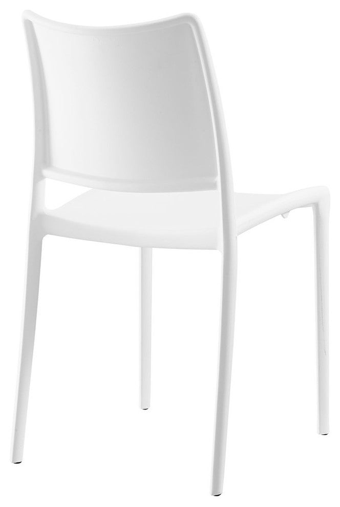 Modern White Hipster Dining Side Chair